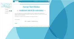 Desktop Screenshot of humantechmedica.se